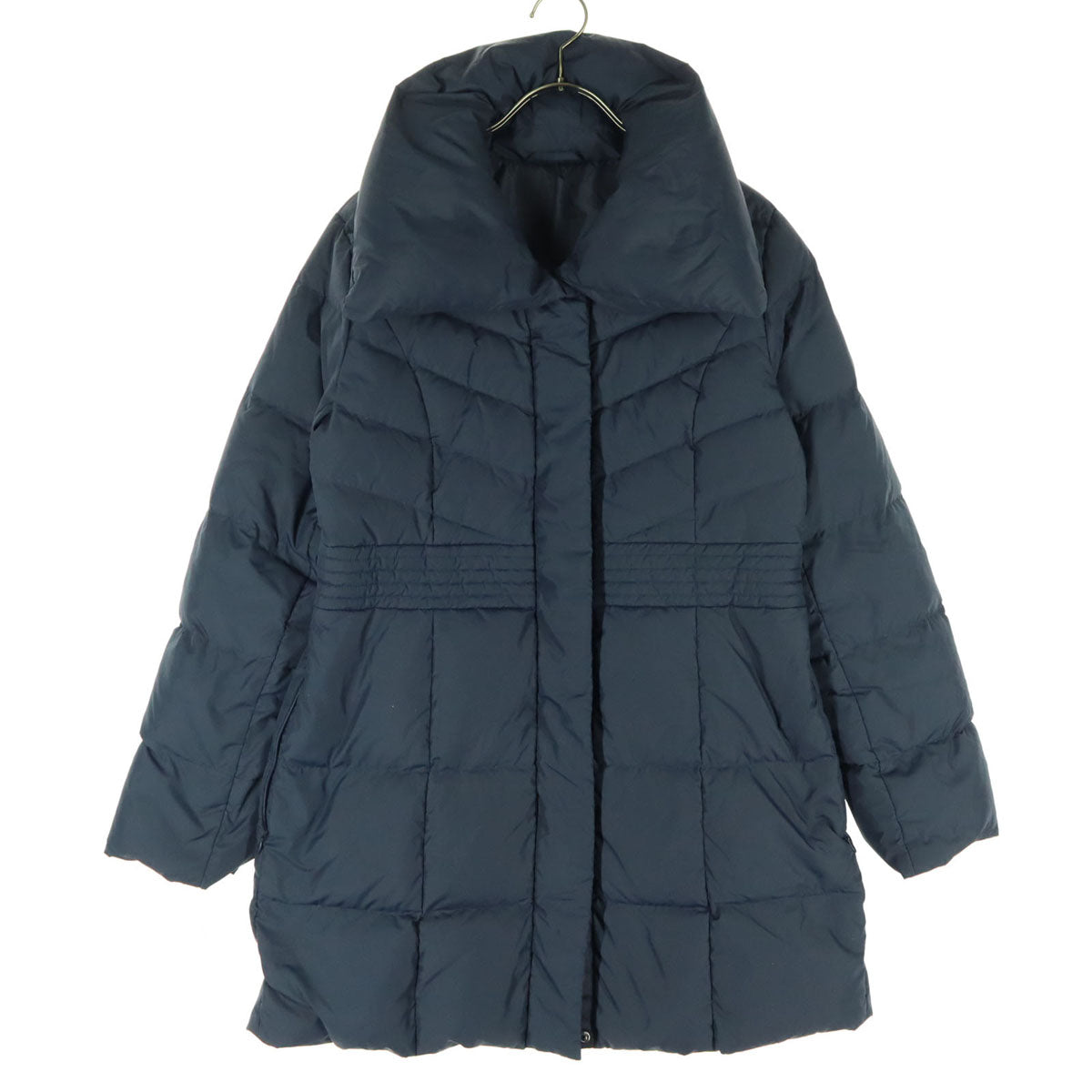 LAUTREAMONT ロートレアモン 長袖 ダウンコート 40 ネイビー レディース