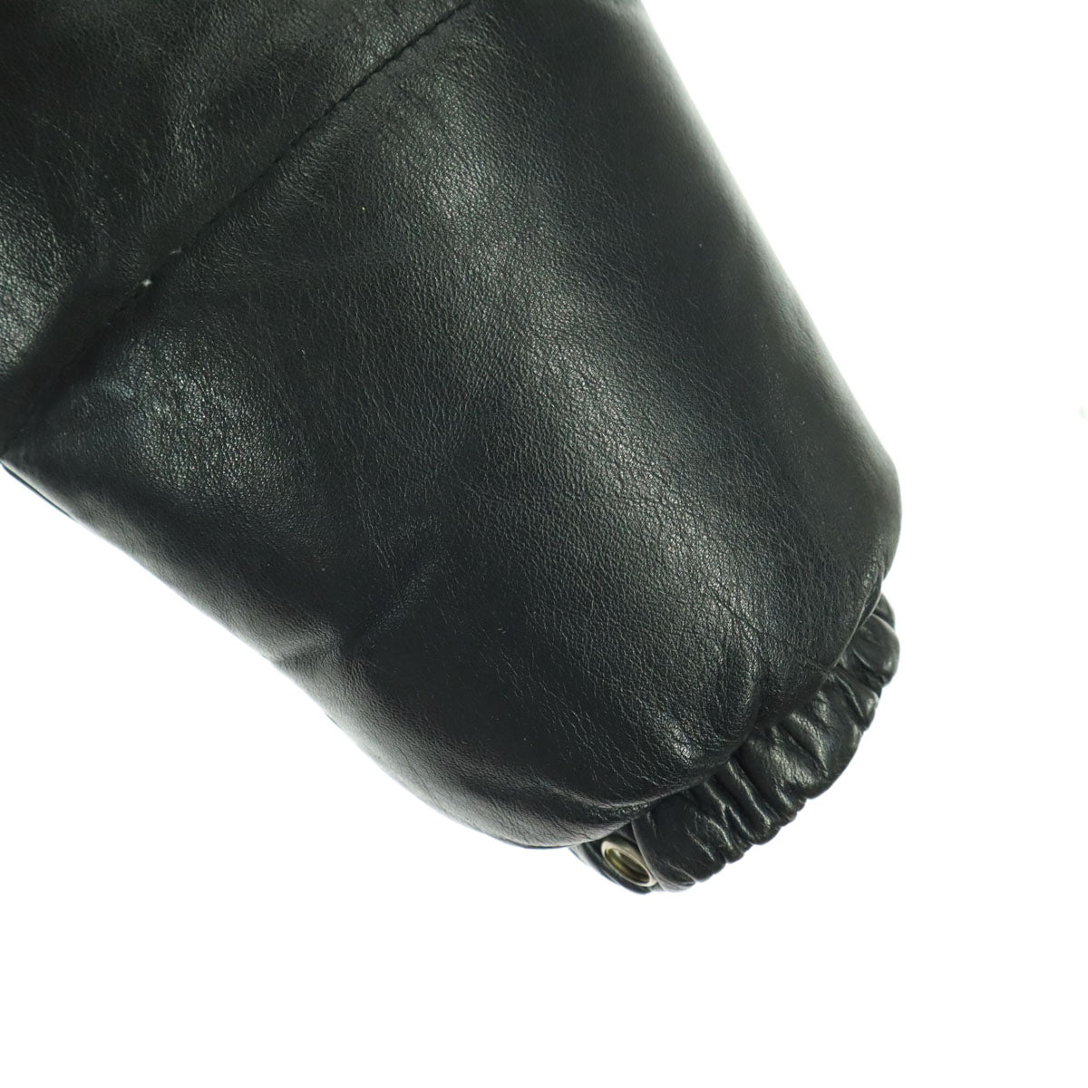 Freedom フリーダム 長袖 レザー ダウンジャケット 38 ブラック 牛革 メンズ