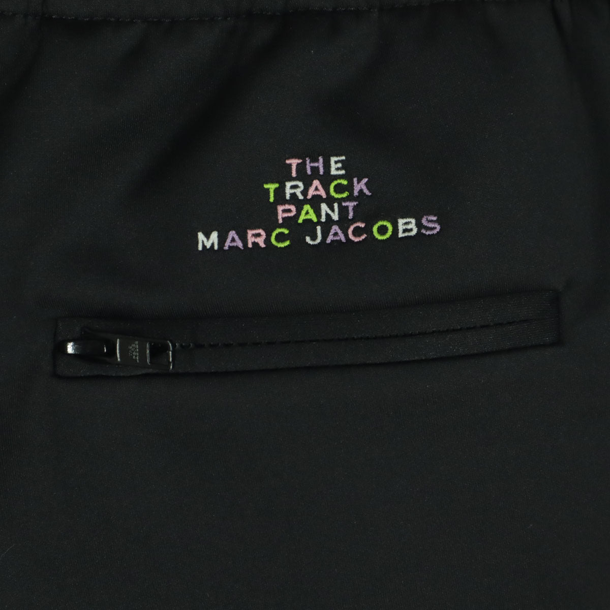 MARC JACOBS マークジェイコブス トラックパンツ L ブラック 裾ファスナー レディース