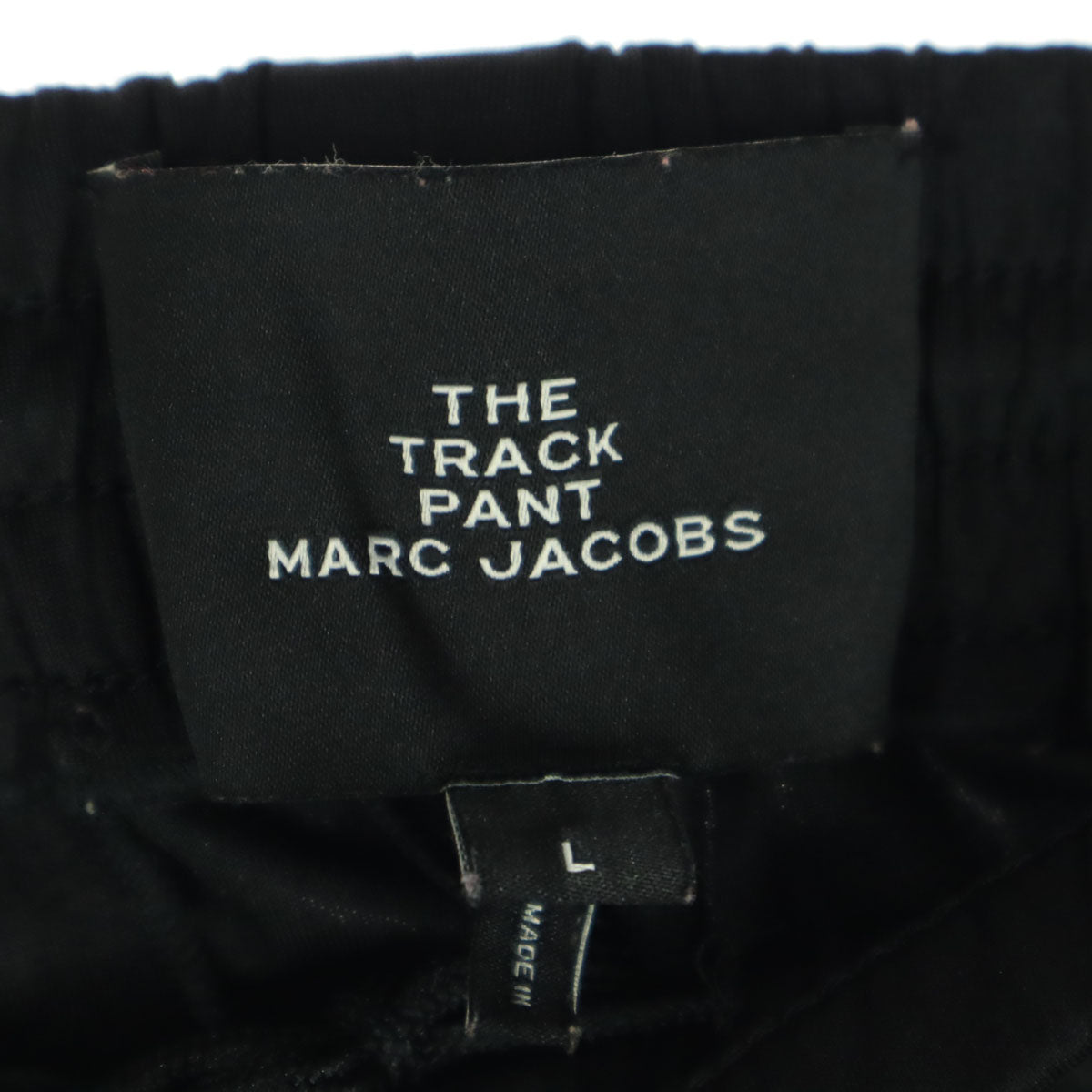 MARC JACOBS マークジェイコブス トラックパンツ L ブラック 裾ファスナー レディース
