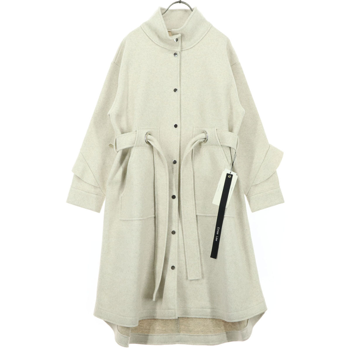 未使用 Eimee Law エイミーロウ 長袖 ロングコート 38 ホワイト レディース