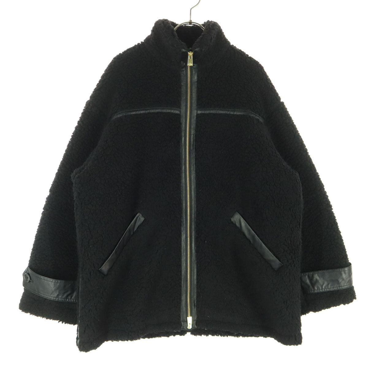 Curensology カレンソロジー 長袖 ボアジャケット F ブラック メンズ