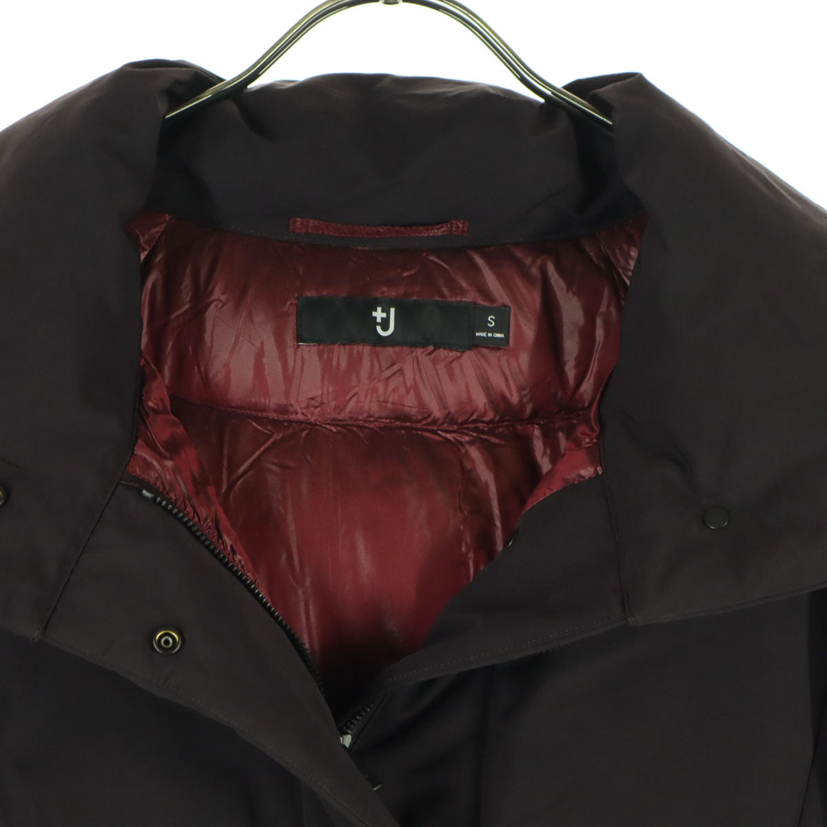 UNIQLO +J ユニクロプラスジェイ 長袖 ダウンジャケット S ブラウン系 レディース