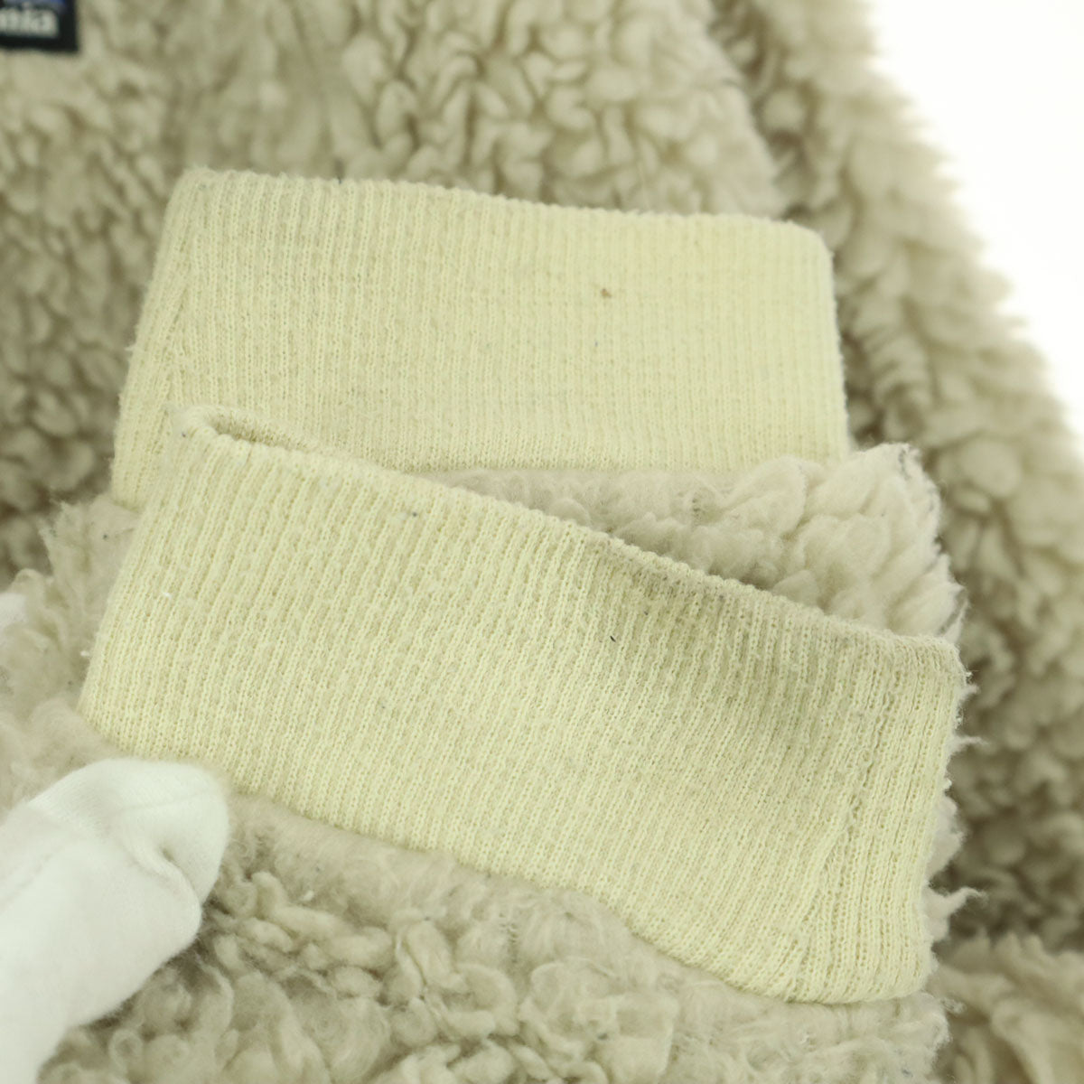 patagonia パタゴニア ワンポイントロゴ 長袖 レトロX ボアジャケット 16-18 XXL ベージュ系 65415FA21 ボマージャケット キッズ