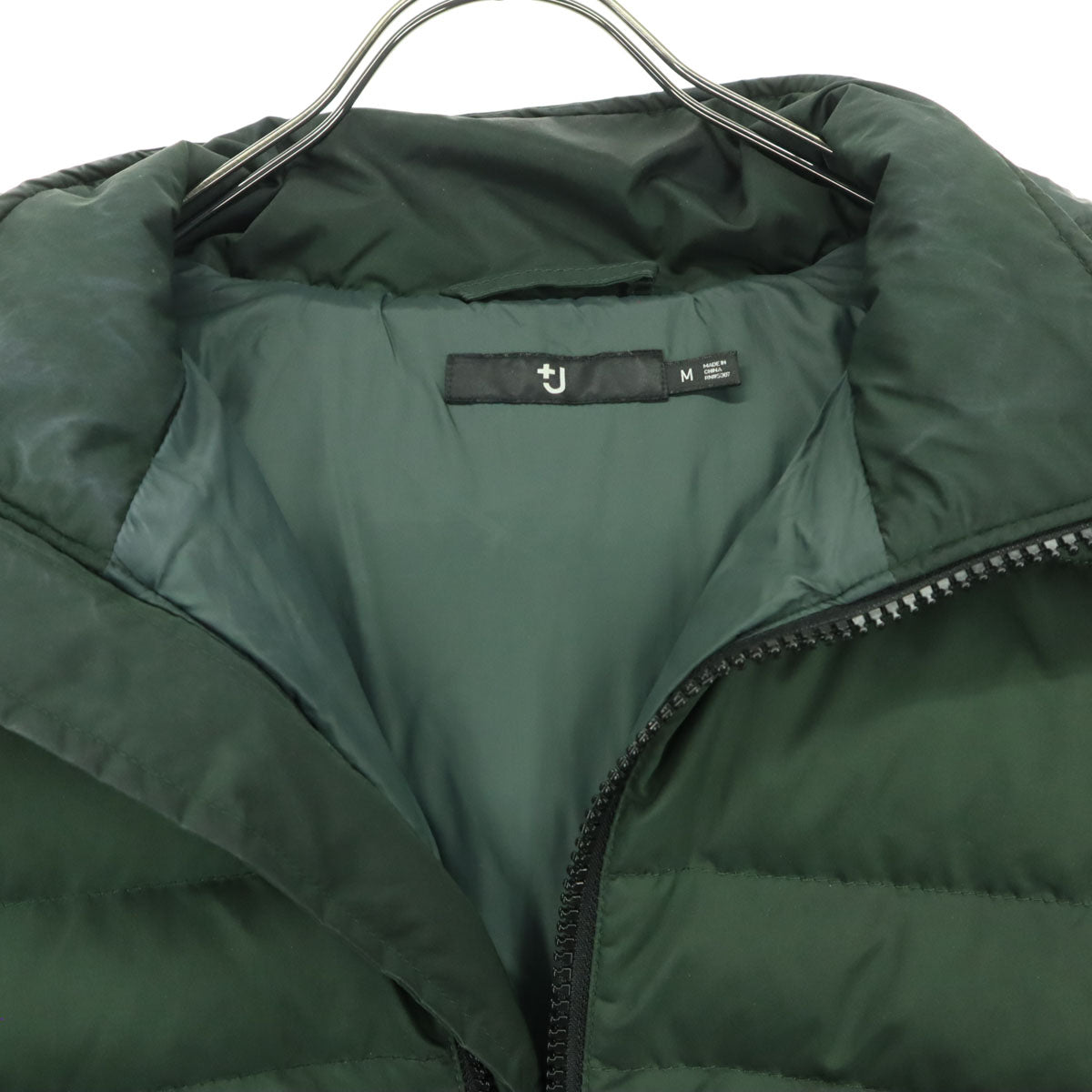 UNIQLO+J ユニクロプラスジェイ 長袖 ダウンジャケット M グリーン メンズ