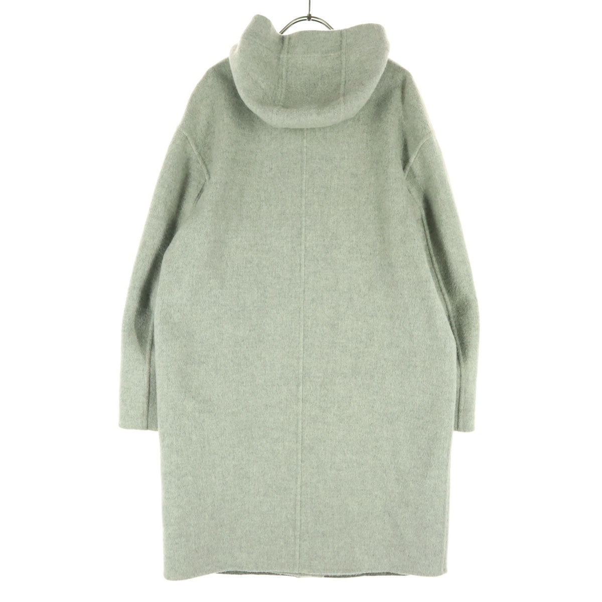 美品 MACKINTOSH LONDON マッキントッシュロンドン 長袖 ニットコート 40 グレー フーディー レディース