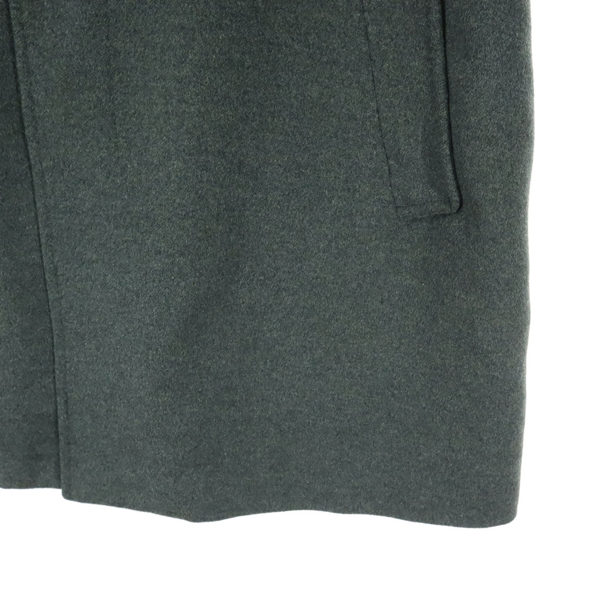 美品 Allegri アレグリ ウール混 長袖 コート M グレー メンズ