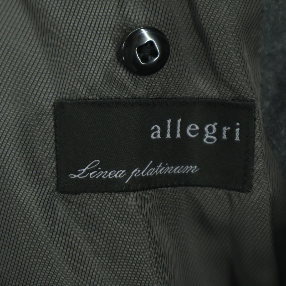 美品 Allegri アレグリ ウール混 長袖 コート M グレー メンズ