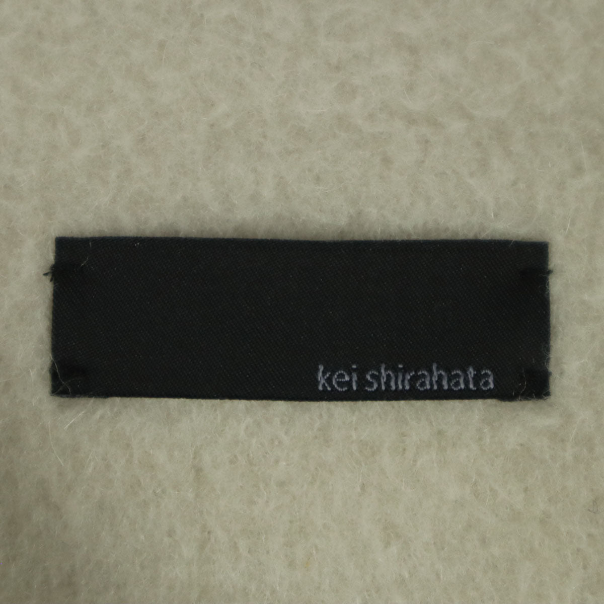 kei shirahata ケイシラハタ 日本製 カシミヤ混 長袖 ノーカラー ピーコート 0 ピンク系 レディース