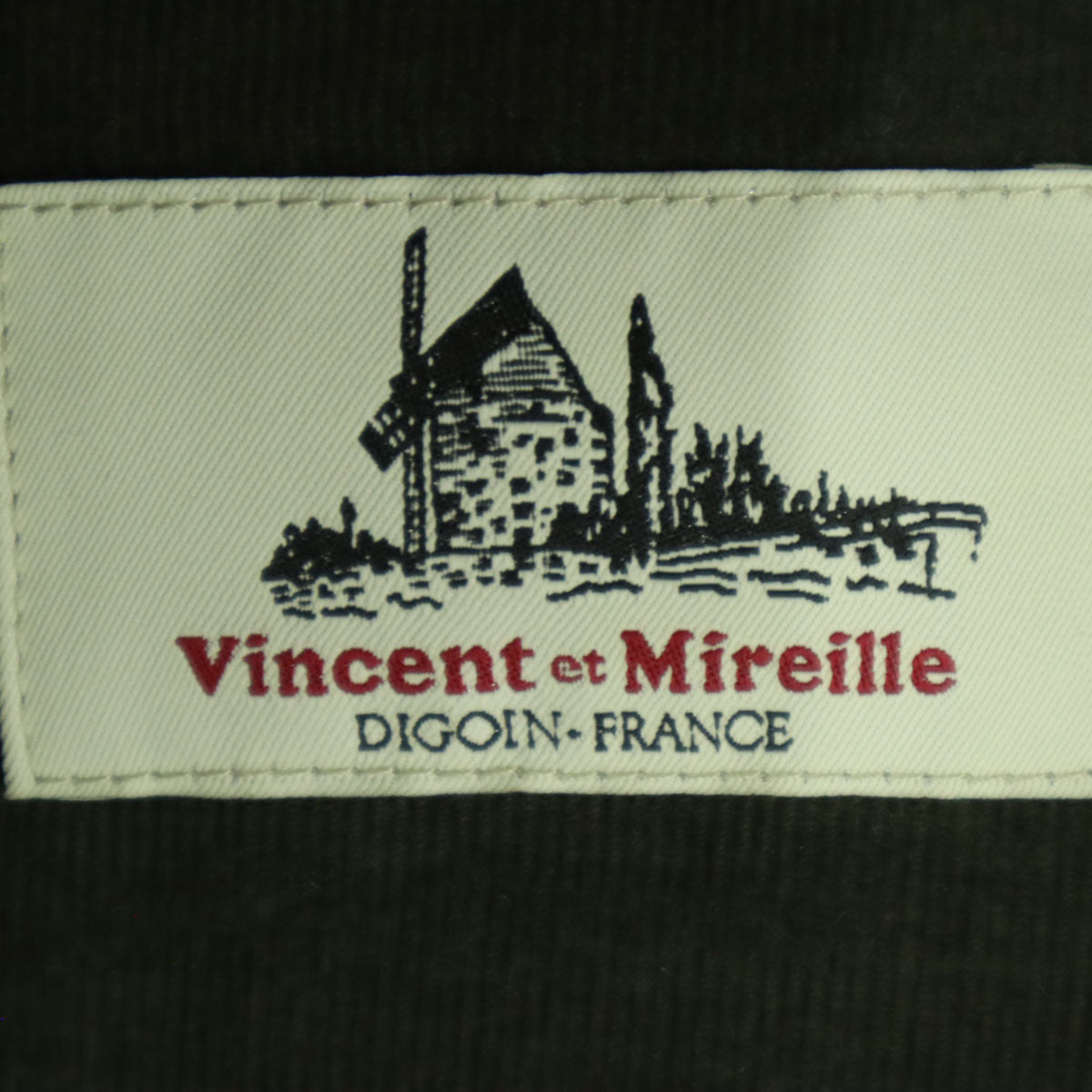 美品 Vincent et Mireille ヴァンソンエミレイユ 長袖 ダウンジャケット 40 カーキ メンズ