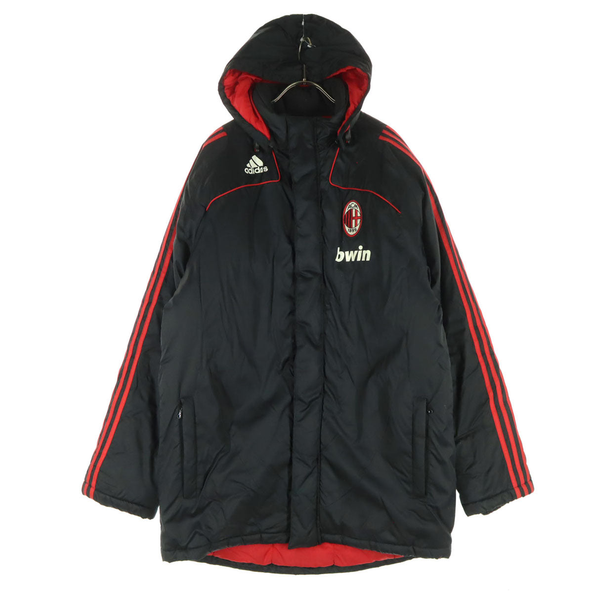 adidas アディダス ACミラン 長袖 ベンチコート L ブラック メンズ