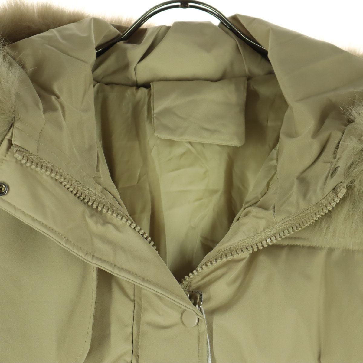 未使用 F-Daylight エフデイライト 長袖 ダウンコート ベージュ系 レディース