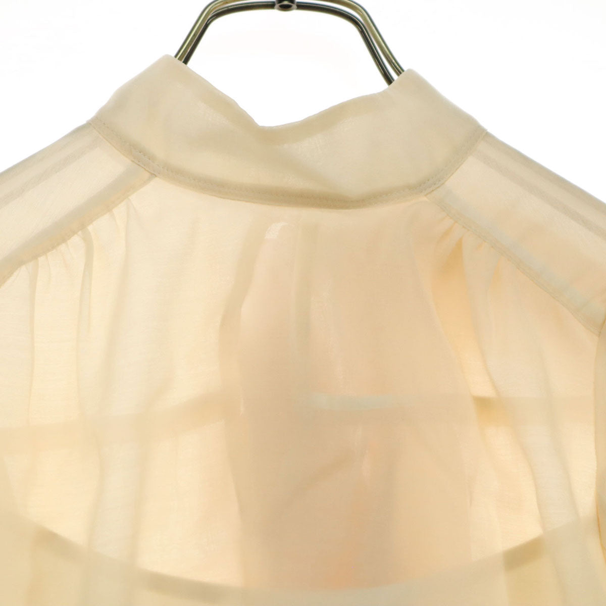 美品 Lily Brown リリーブラウン 24SS 長袖 リボンタイ ブラウス F アイボリー LWFB244125 レディース