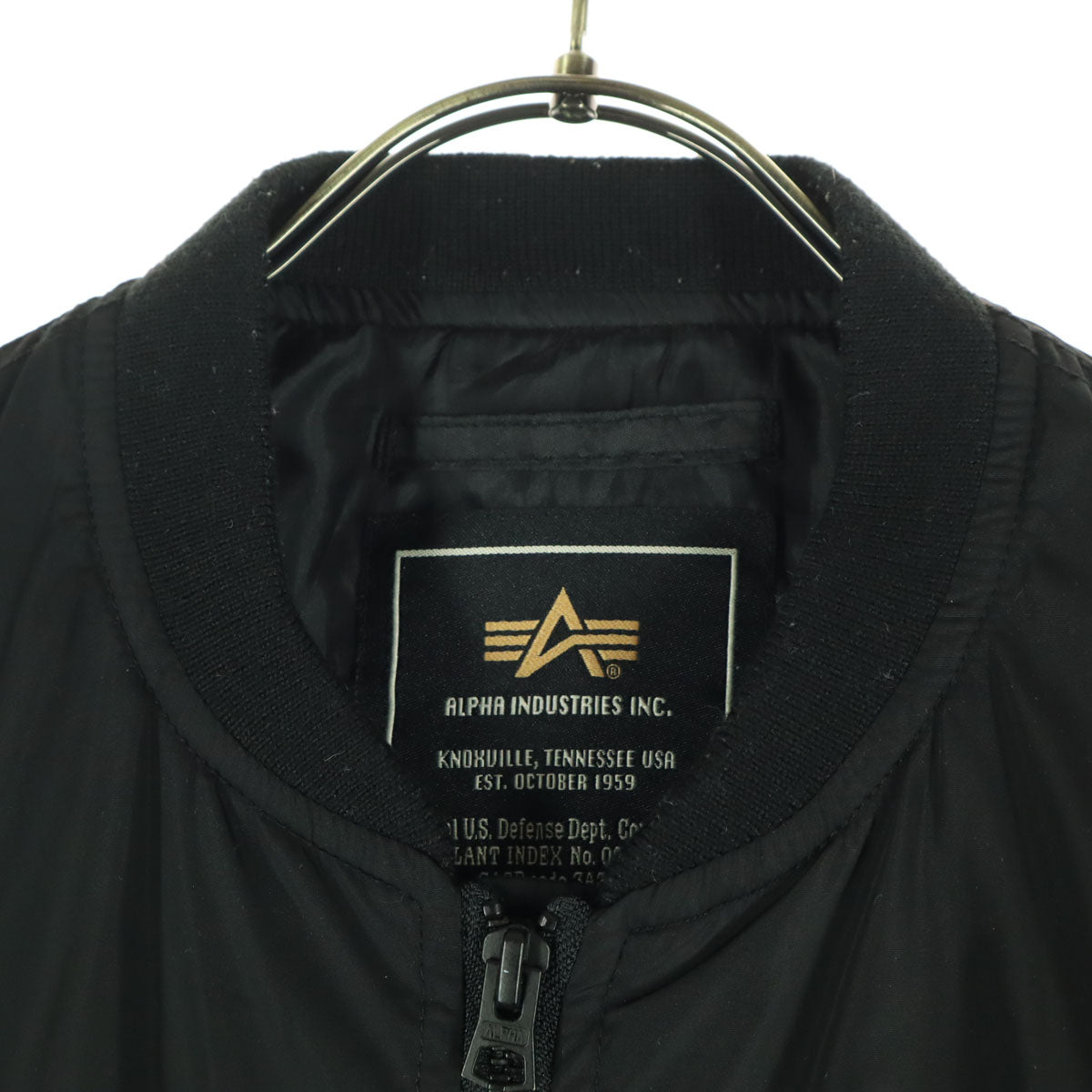 ALPHA INDUSTRIES INC アルファインダストリーズ アーバンリサーチコラボ 長袖 MA-1 ブルゾン XS ブラック メンズ