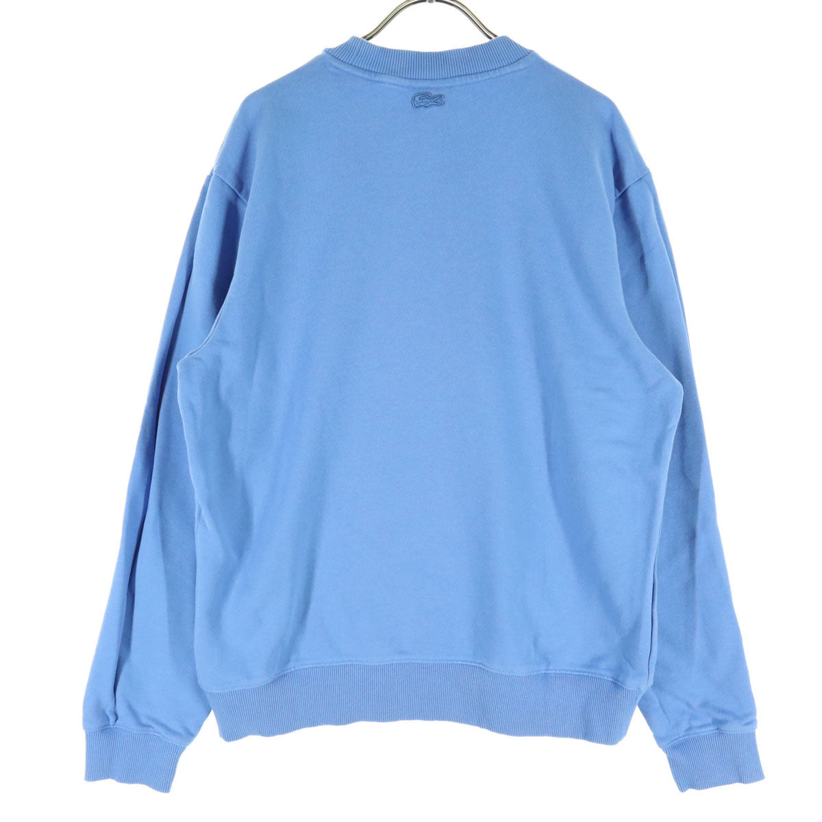 美品 LACOSTE ラコステ STRANGER THINGS コラボ プリント 長袖 トレーナー ブルー スウェット ストレンジャーシングス ネットフリックス メンズ