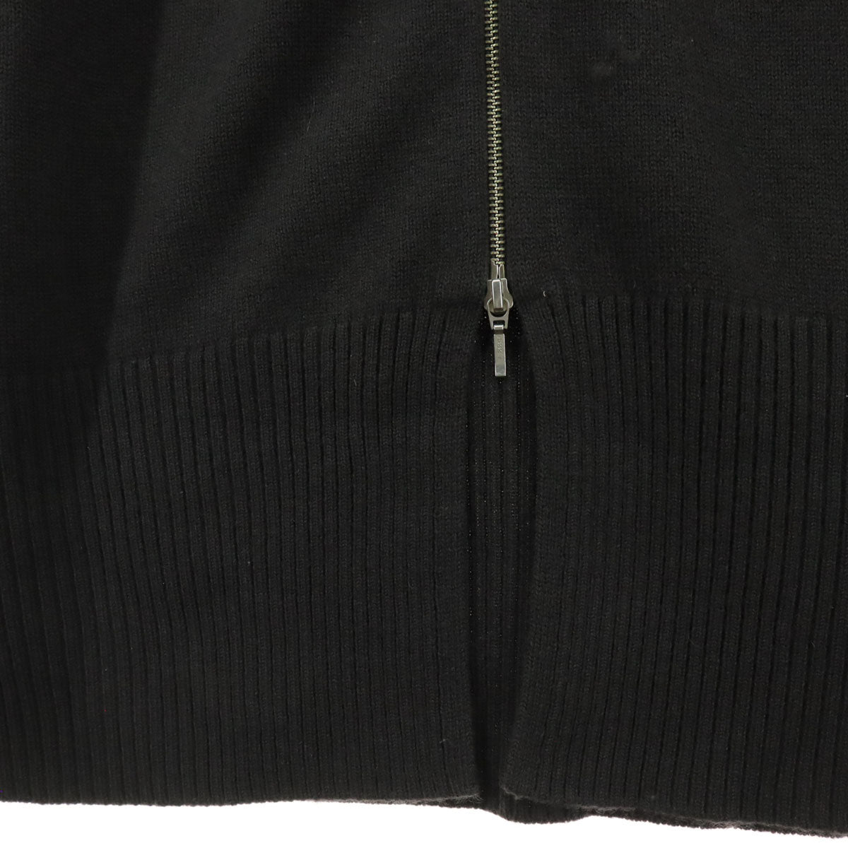 未使用 green label relaxing グリーンレーベルリラクシング 長袖 フルジップアップ ニット ロングワンピース F グレー レディース