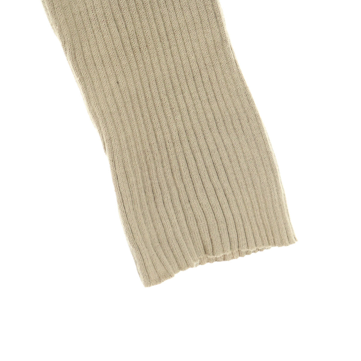 PAULE KA ポールカ 長袖 ニット S ベージュ 前面リボン レディース