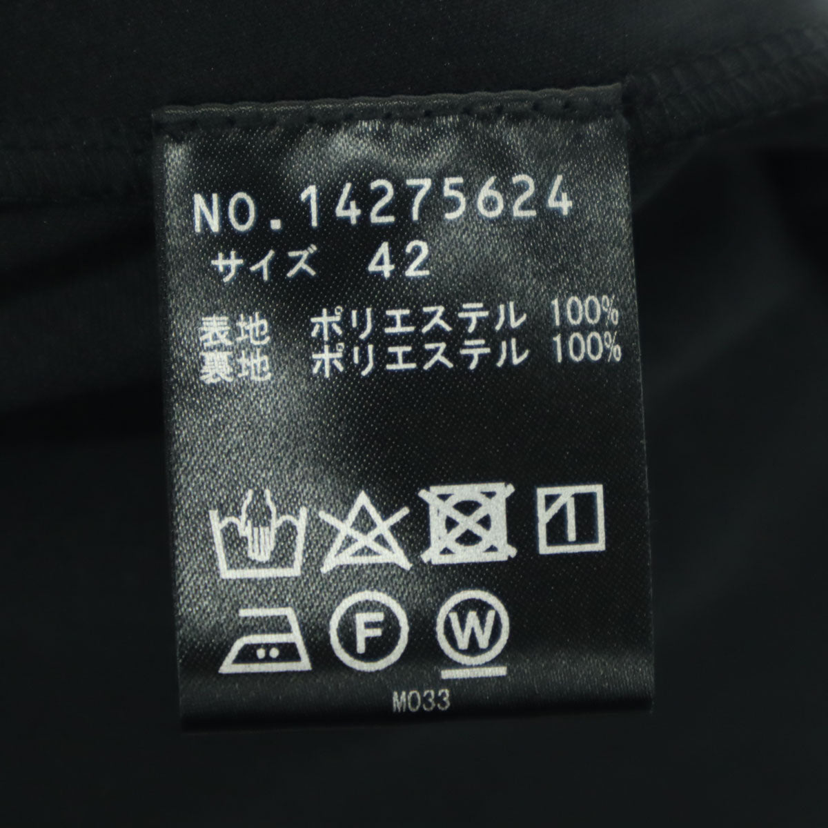 美品 VIVIENNE TAM ヴィヴィアンタム 日本製 花柄 ロング丈 フレアスカート 42 ブラック レディース