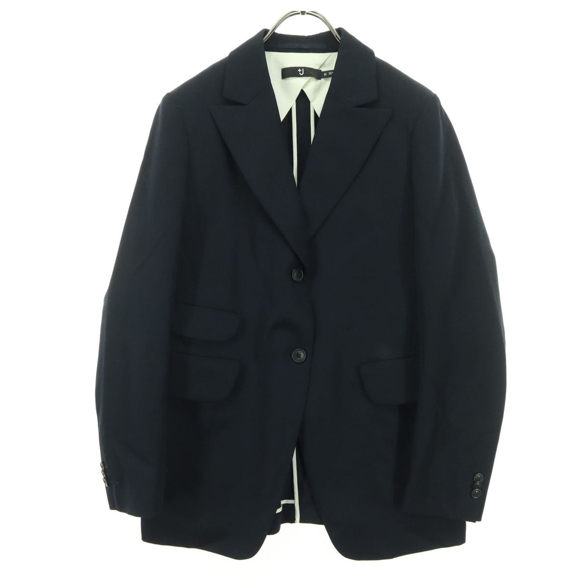 UNIQLO +J ユニクロ プラスジェイ 長袖 テーラードジャケット M ブラック レディース