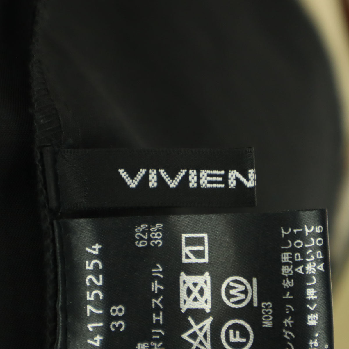 VIVIENNE TAM ヴィヴィアンタム バイカラー 長袖 トレンチコート 38 キャメル レディース