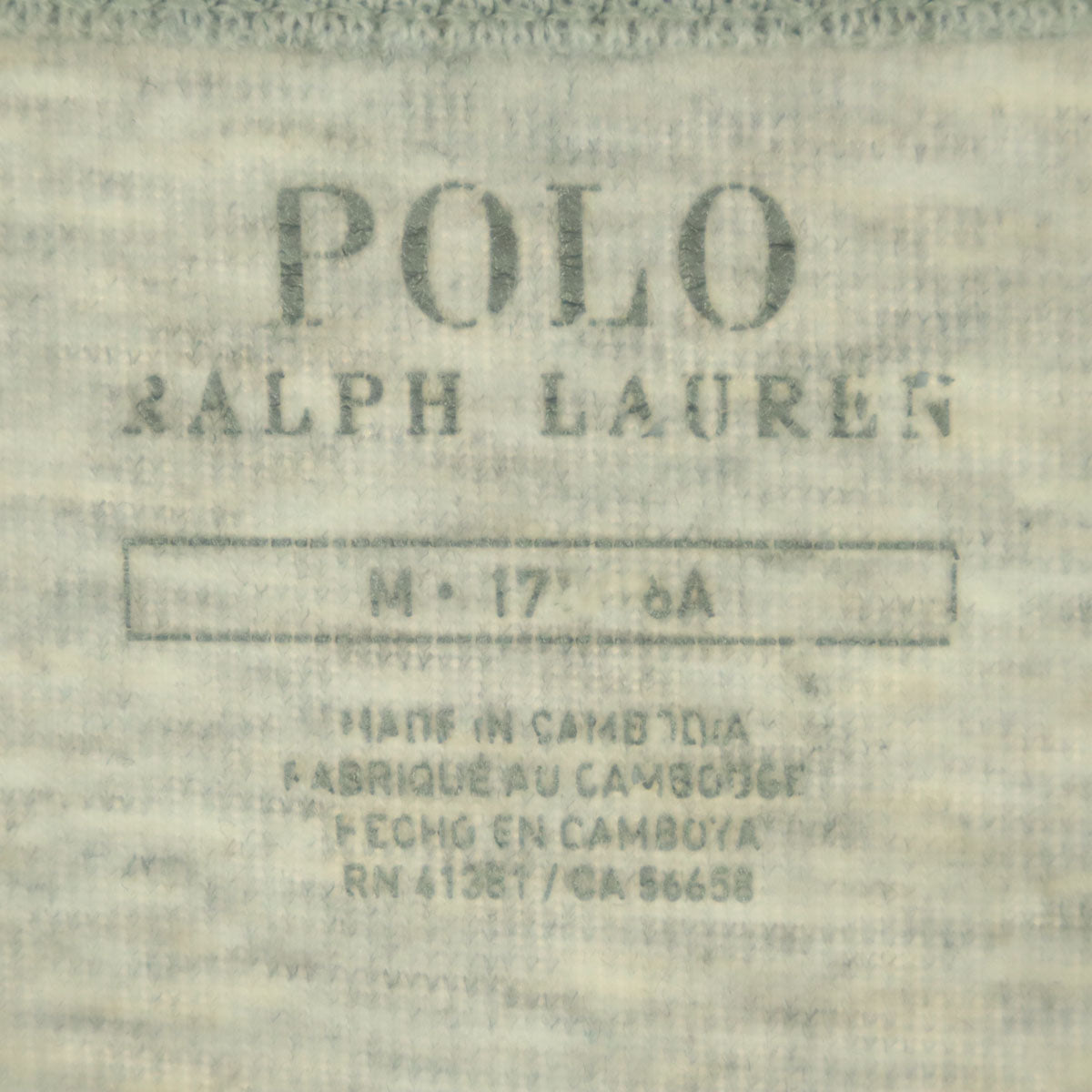 POLO RALPH LAUREN ポロラルフローレン ロゴマーク 長袖 トレーナー M グレー スウェット メンズ