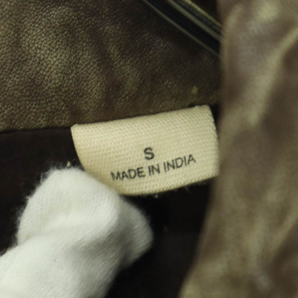 DKNY JEANS ディーケーエヌワイ ジーンズ 長袖 レザージャケット S ブラウン レディース