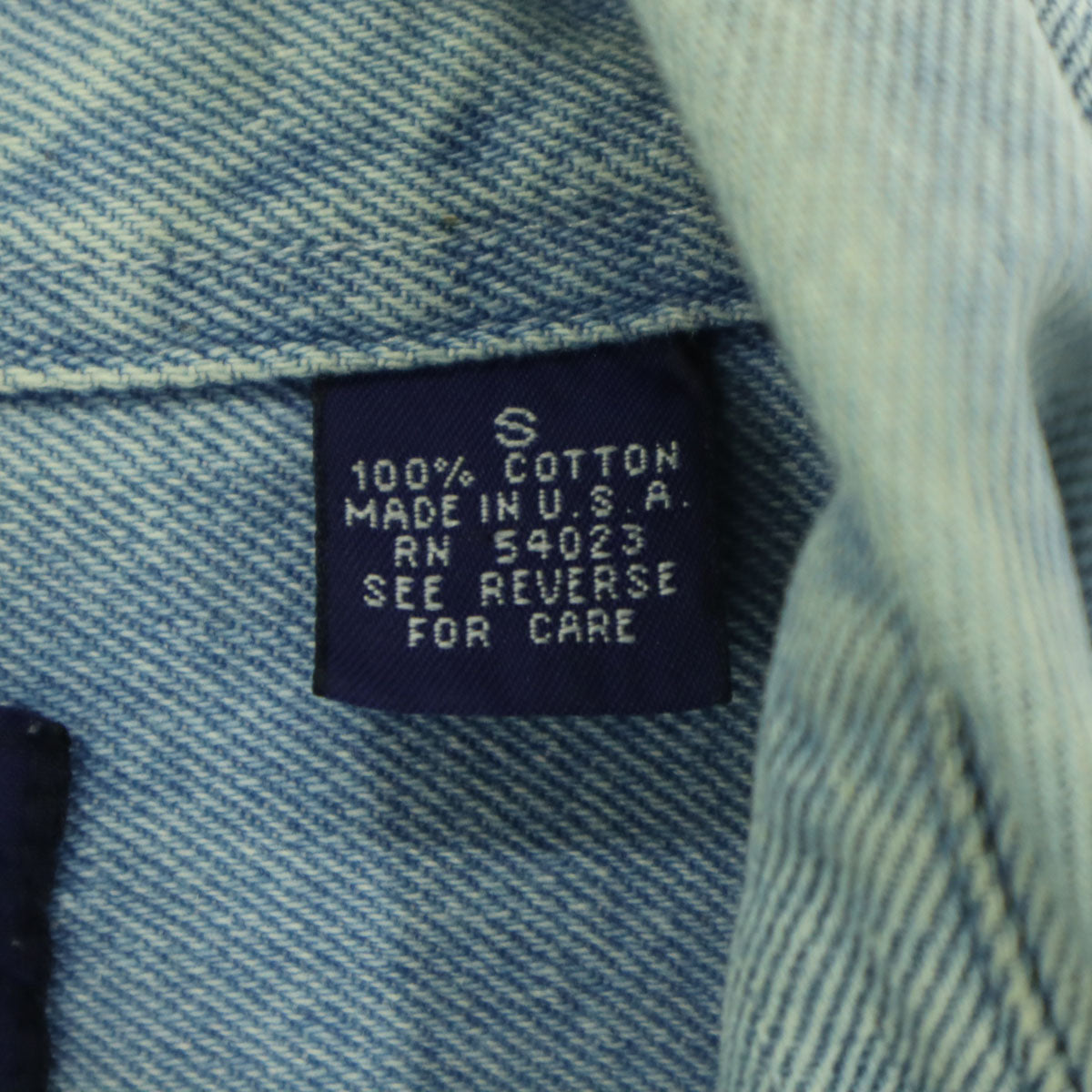 GAP ギャップ 90s オールド 長袖 デニムシャツ S ブルー メンズ