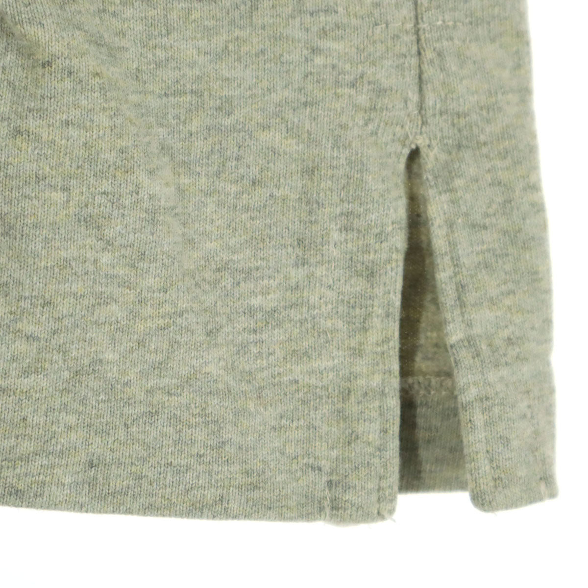 Polo by Ralph Lauren ポロバイラルフローレン コットン ワッペン 長袖 フード付き ラガーシャツ M グレー メンズ