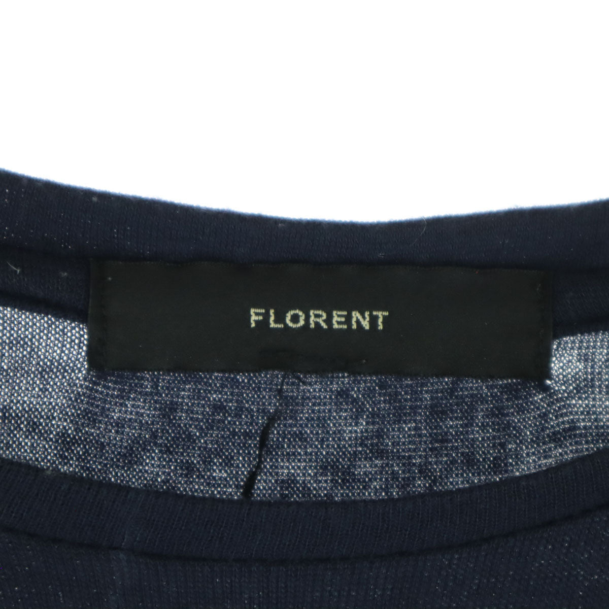 FLORENT フローレント 日本製 長袖 ロングワンピース ネイビー レディース