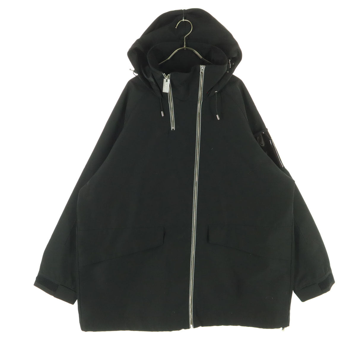 ADRER アドラー 長袖 ジップパーカー M ブラック メンズ