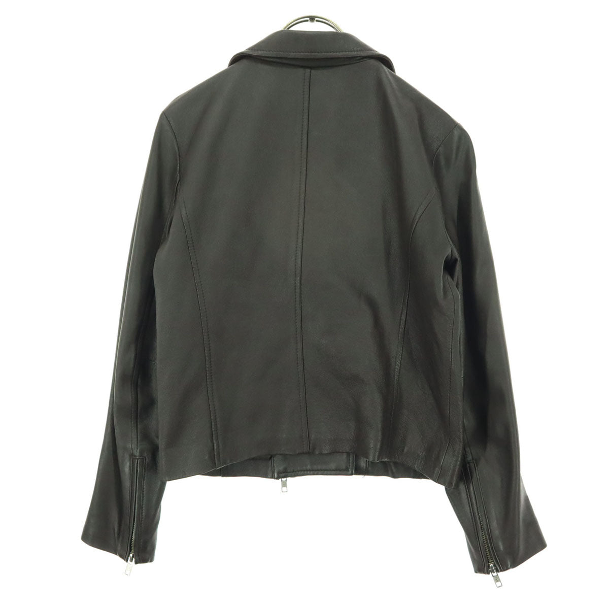 ITEMS アイテムズ レザー ダブルライダースジャケット 36 ブラウン URBAN RESEARCH 羊革 レディース