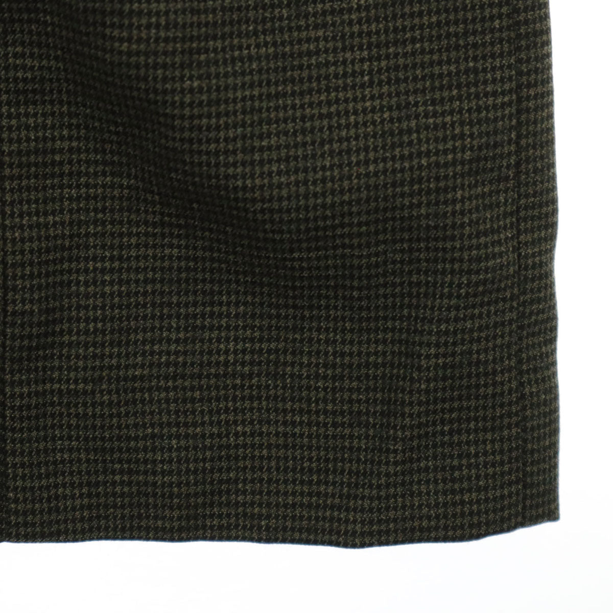 BASISBROEK バージスブルック ベルギー製 千鳥格子柄 長袖 ミリタリー風 コート 1 ブラウン系 メンズ
