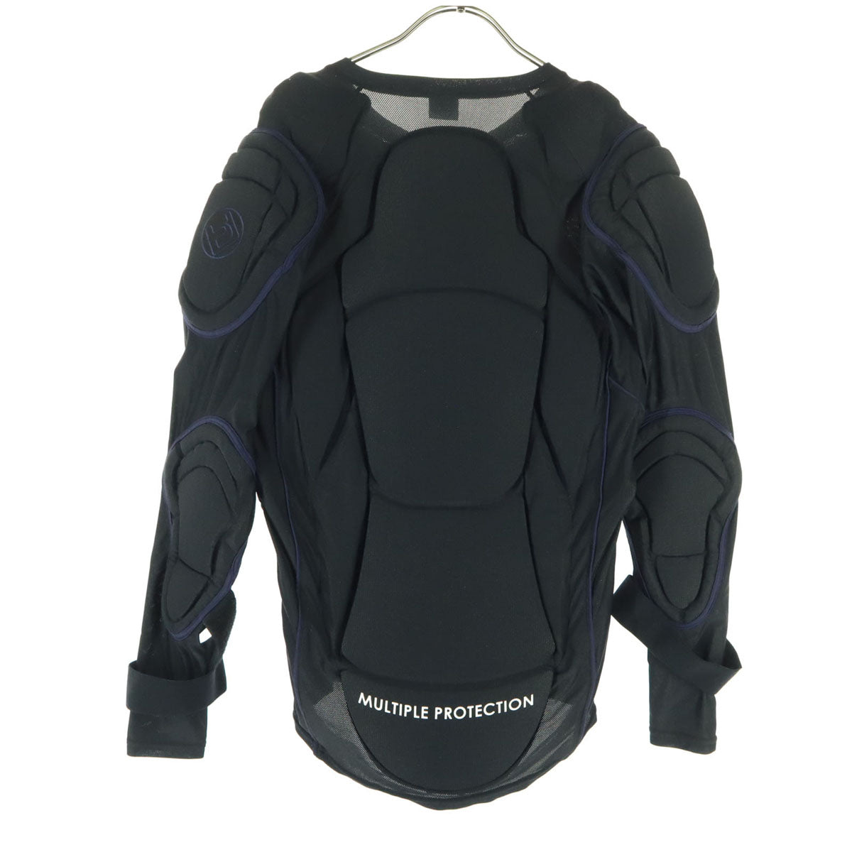 north peak ノースピーク 英字 バイク 長袖 ジップジャケット S ブラック メッシュ プロテクター ツーリング メンズ