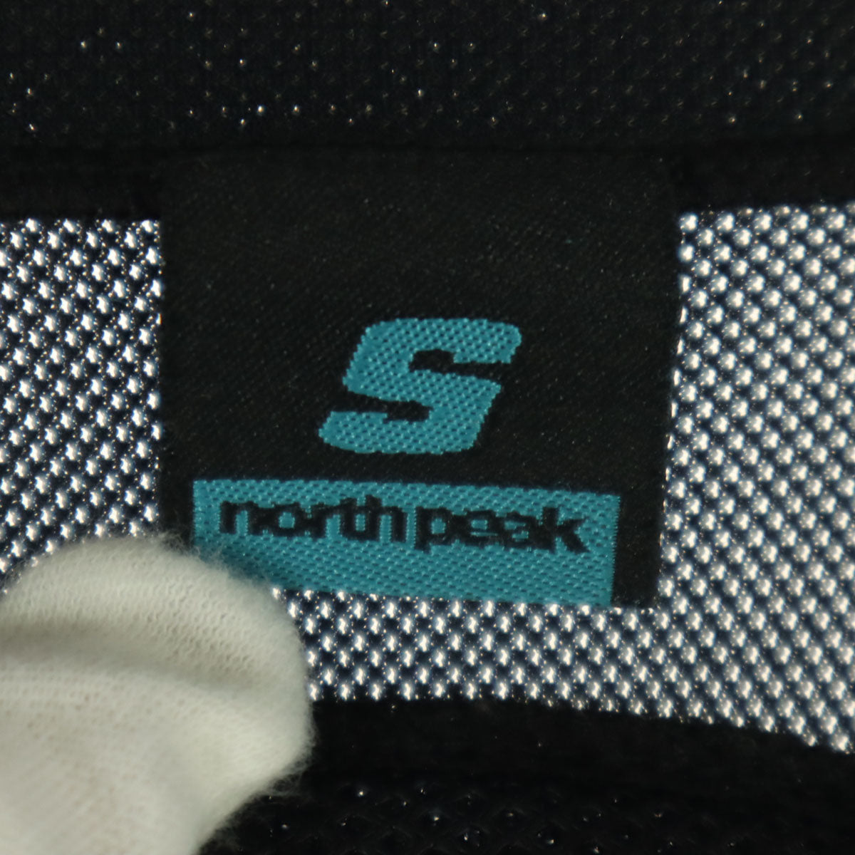 north peak ノースピーク 英字 バイク 長袖 ジップジャケット S ブラック メッシュ プロテクター ツーリング メンズ