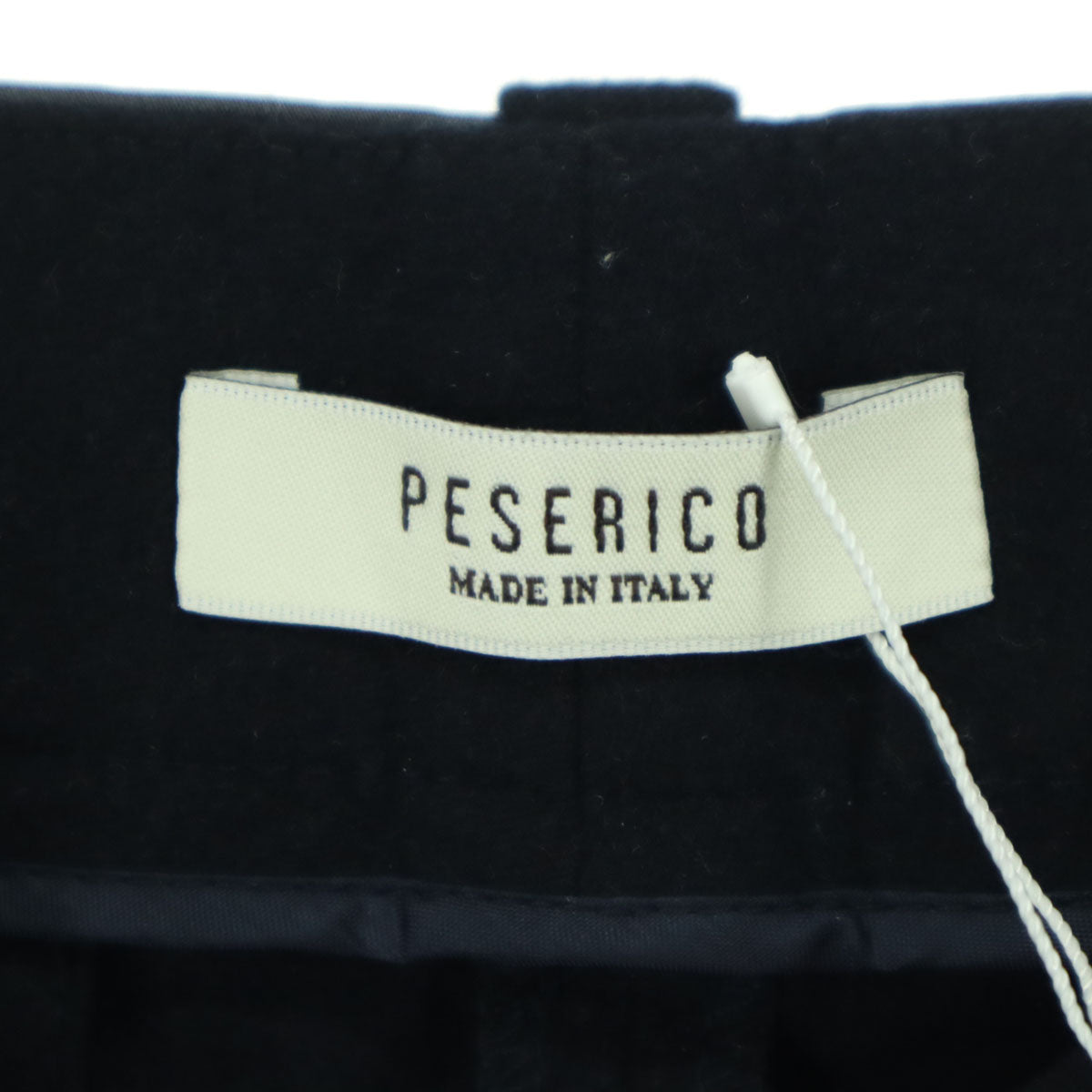 未使用 PESERICO ペセリコ イタリア製 ロングパンツ W46 ブラック レディース