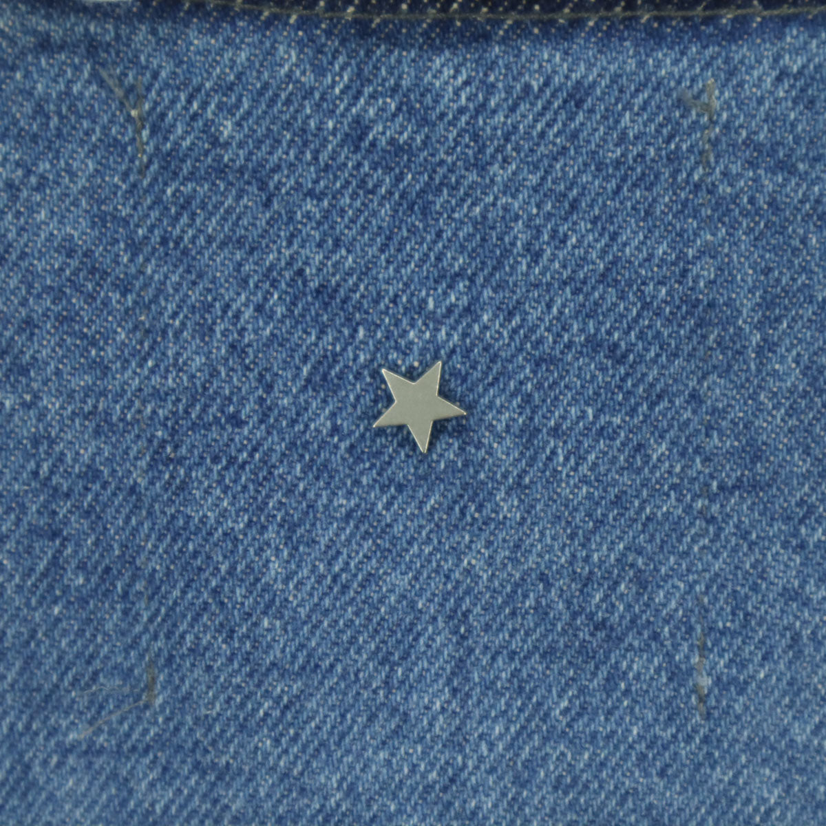 CONVERSE TOKYO コンバーストウキョウ 日本製 コットン 長袖 ノーカラー デニムジャケット ブルー系 レディース
