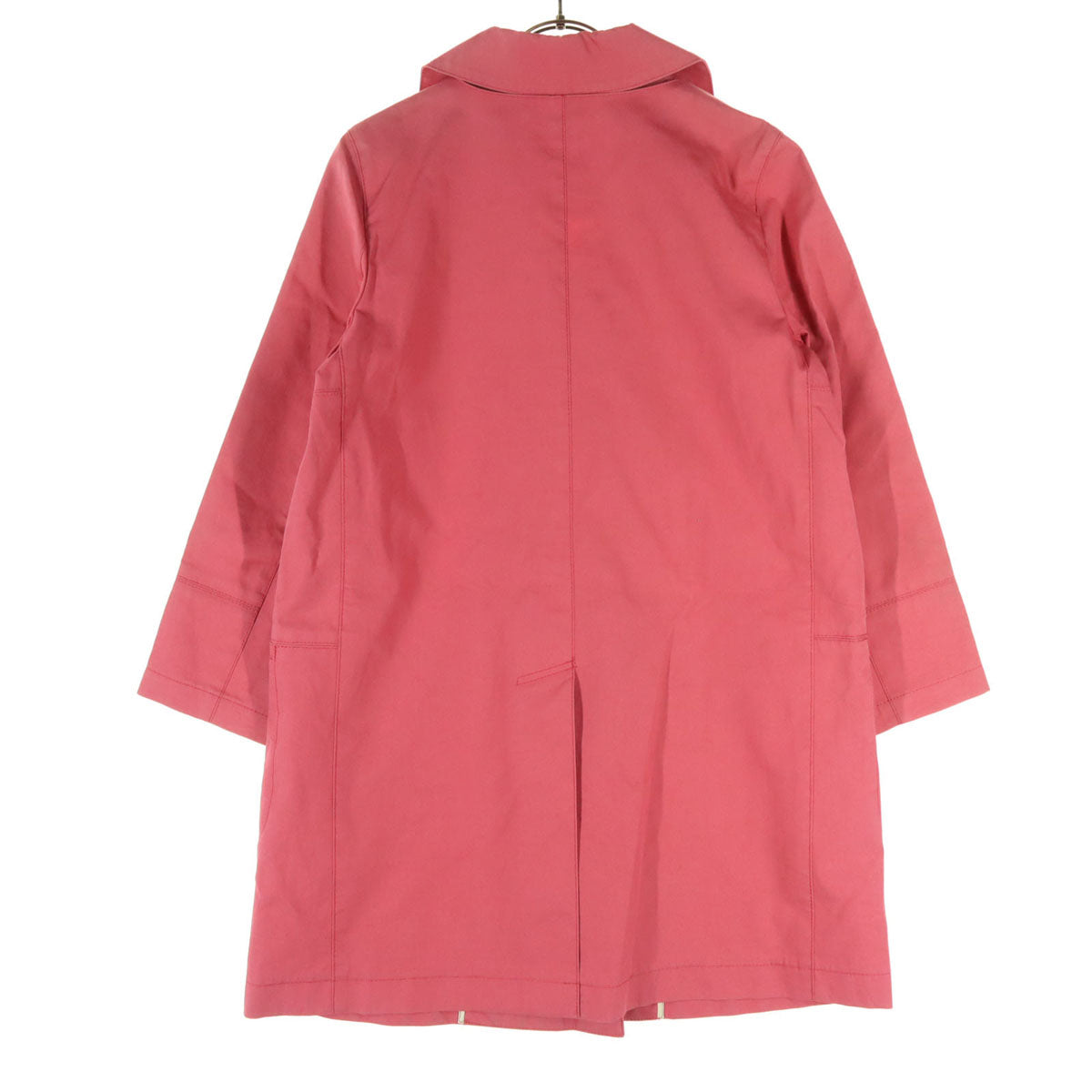 MACKINTOSH PHILOSOPHY マッキントッシュフィロソフィー コットン 日本製 長袖 ダブルブレスト チェスターコート 38 ピンク レディース