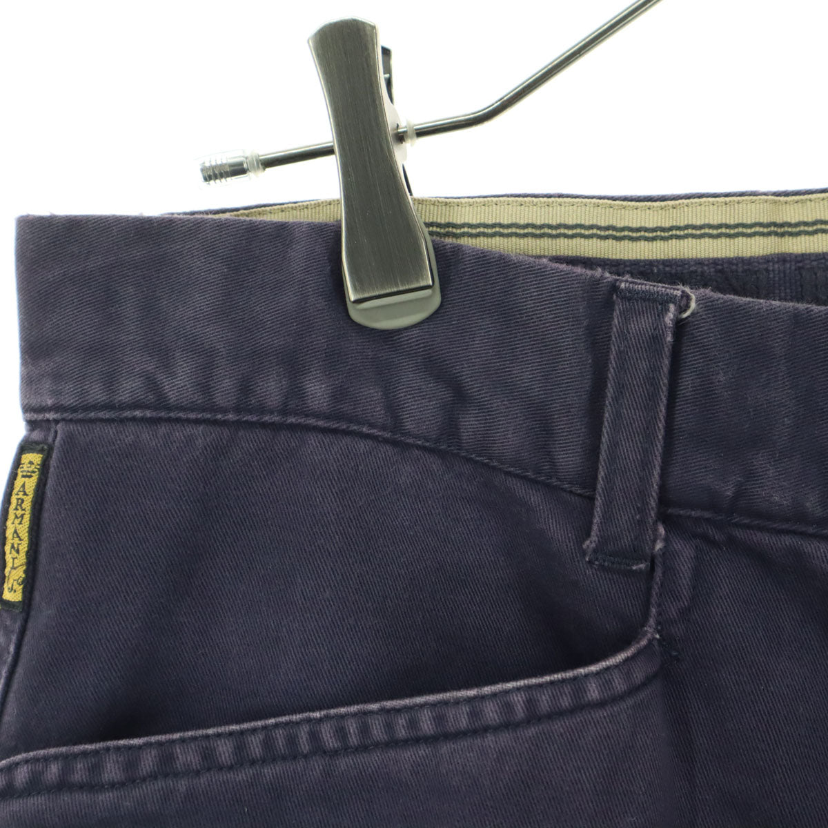 ARMANI JEANS アルマーニジーンズ イタリア製 チノパンツ 52 パープル メンズ