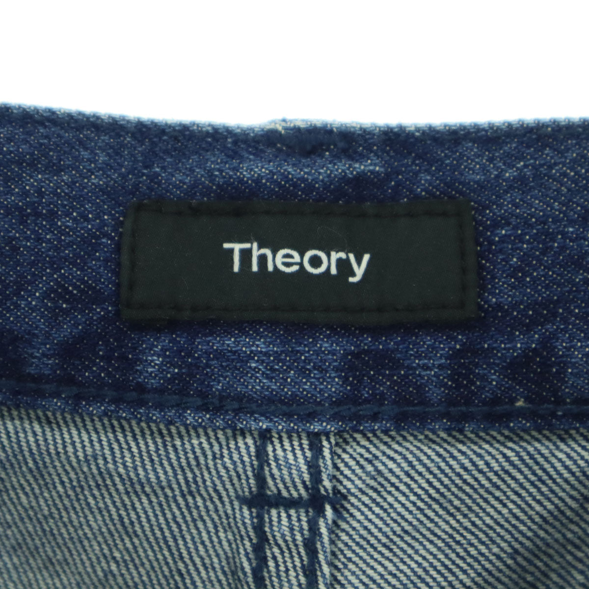 美品 theory セオリー デニムパンツ W26 ブルー レディース