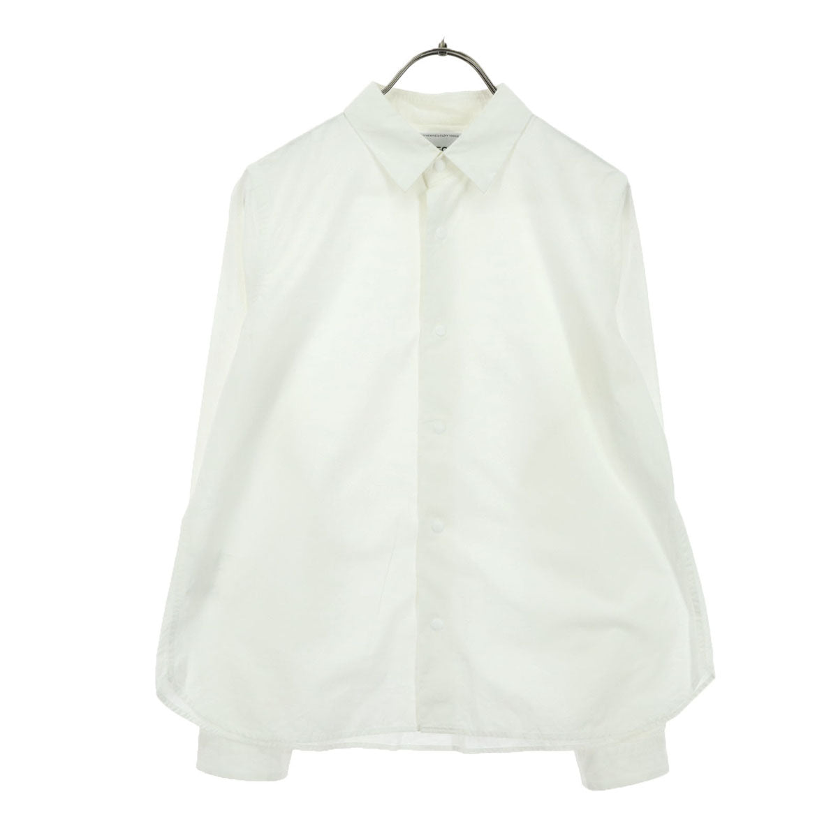 美品 YAECA ヤエカ 長袖 コットンシャツ M ホワイト メンズ