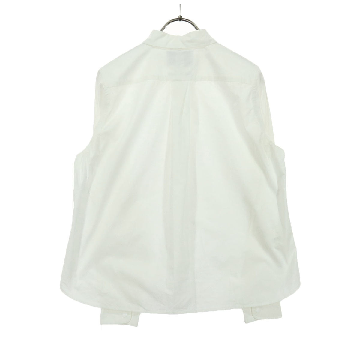 美品 YAECA ヤエカ 長袖 コットンシャツ M ホワイト メンズ