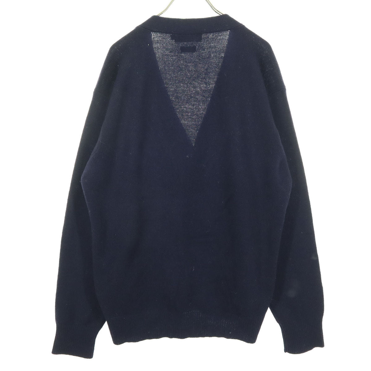 Polo by Ralph Lauren ポロバイラルフローレン ウール ロゴ刺繍 長袖 ニットカーディガン M ネイビー系 メンズ