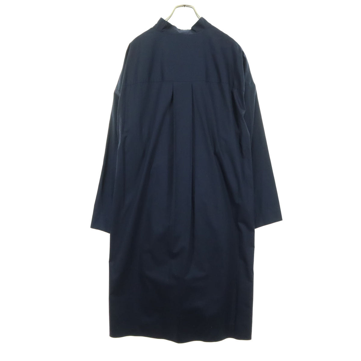 未使用 UNIQLO+J ユニクロプラスジェイ 長袖 シャツワンピース XXL ネイビー レディース