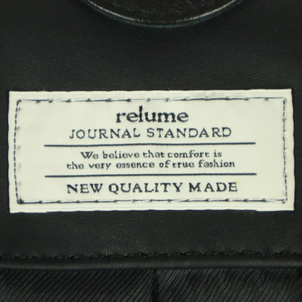 relumeJOURNAL STANDARD レリュームジャーナルスタンダード 長袖 レザー ダブルライダースジャケット S ブラック 羊革 レディース