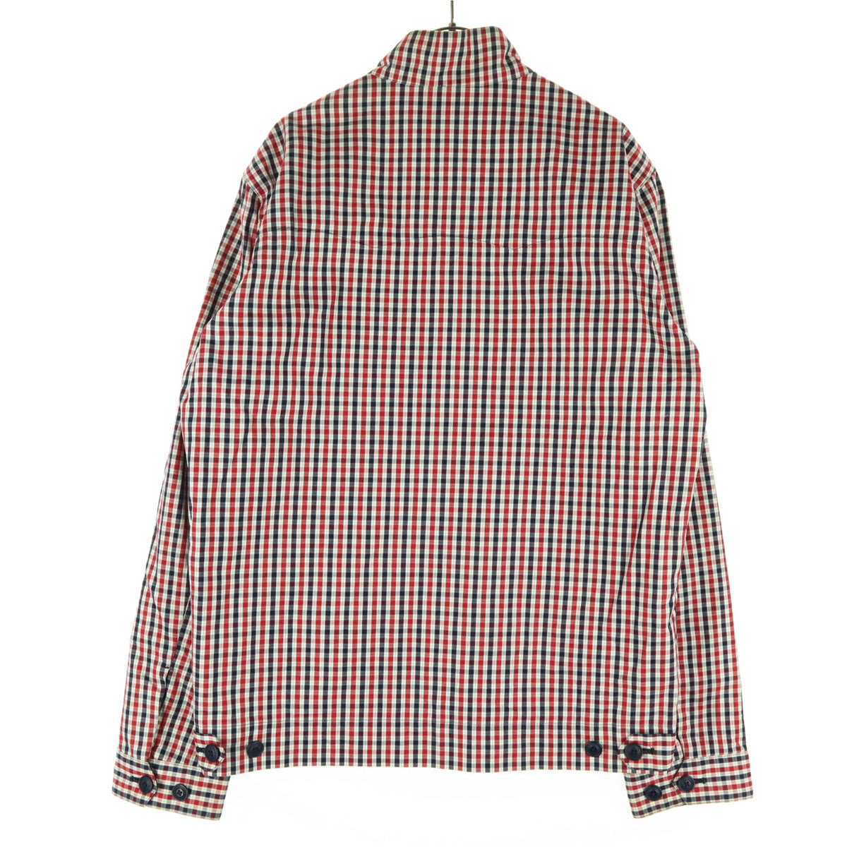Ben Sherman ベンシャーマン コットン チェック柄 マルチカラー 長袖 スウィングトップ M ネイビー系 メンズ