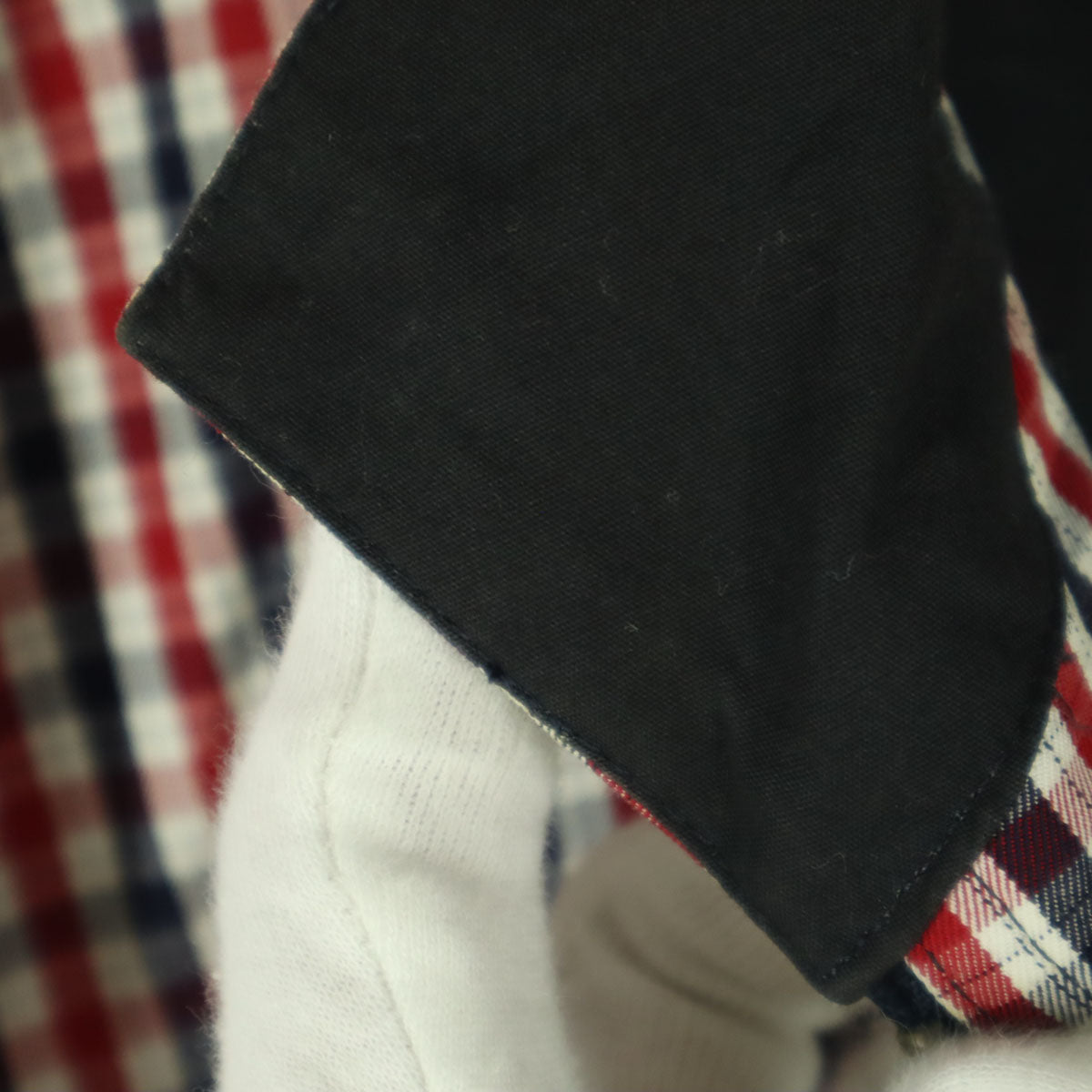 Ben Sherman ベンシャーマン コットン チェック柄 マルチカラー 長袖 スウィングトップ M ネイビー系 メンズ