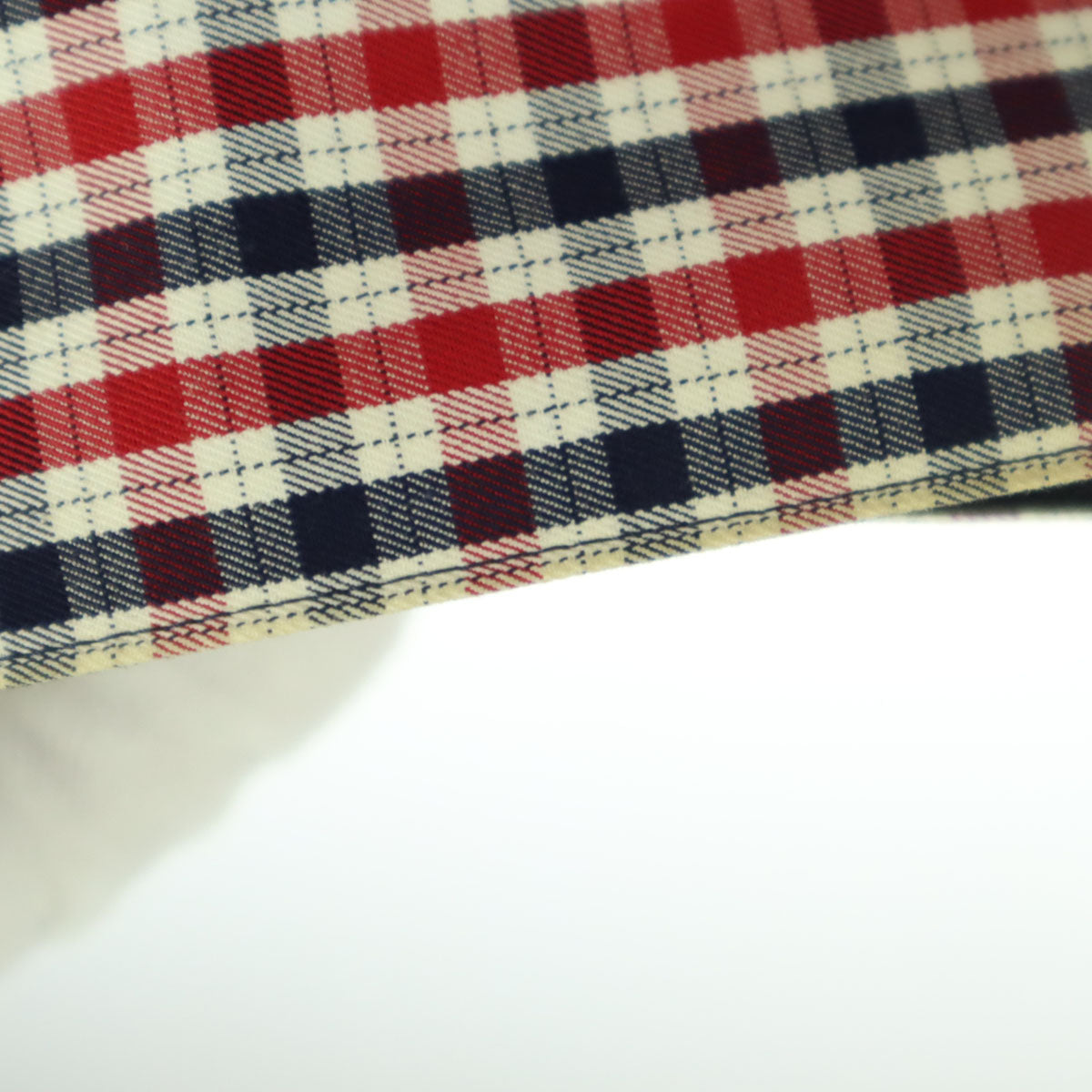 Ben Sherman ベンシャーマン コットン チェック柄 マルチカラー 長袖 スウィングトップ M ネイビー系 メンズ