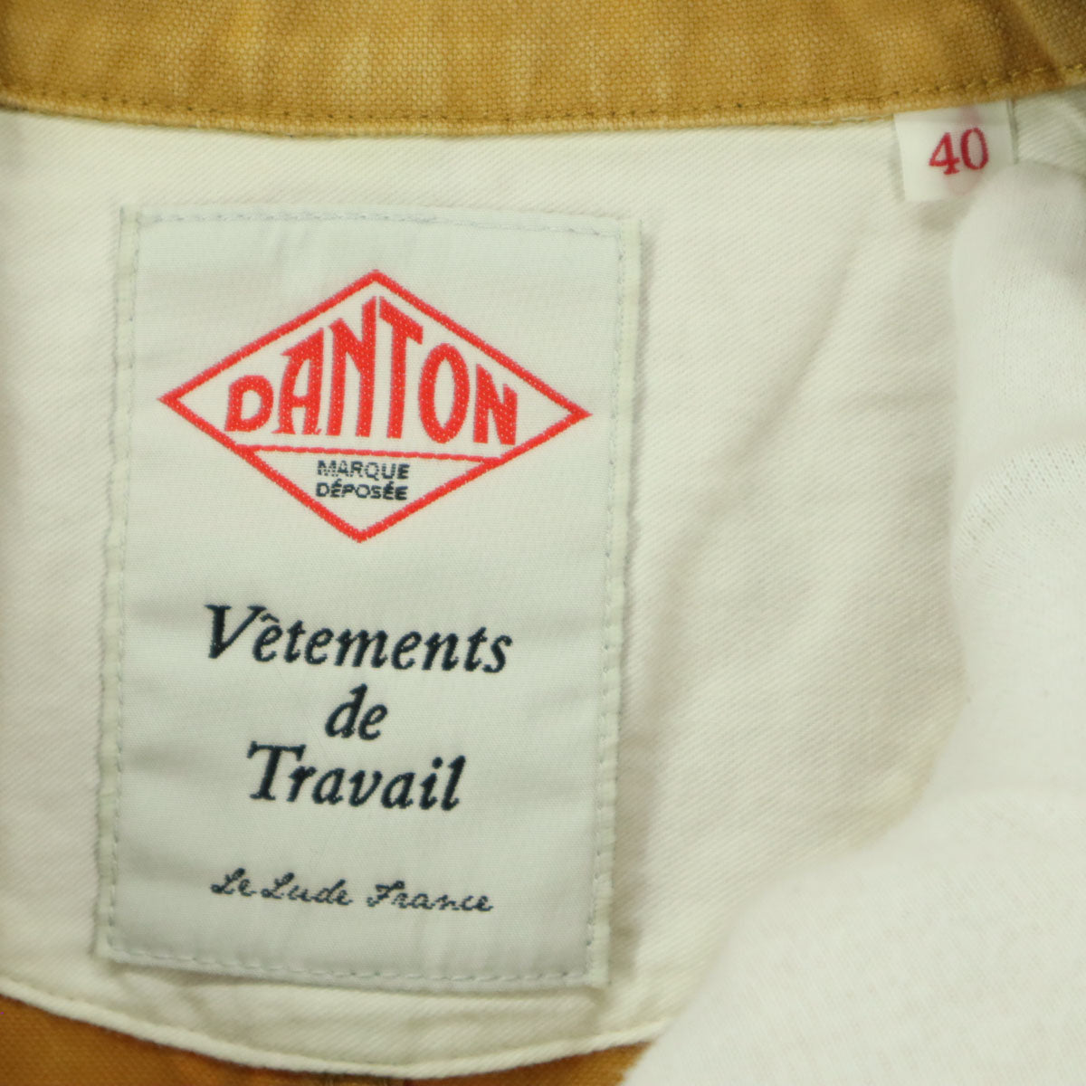 Danton ダントン 長袖 カバーオール 40 オレンジ系 メンズ