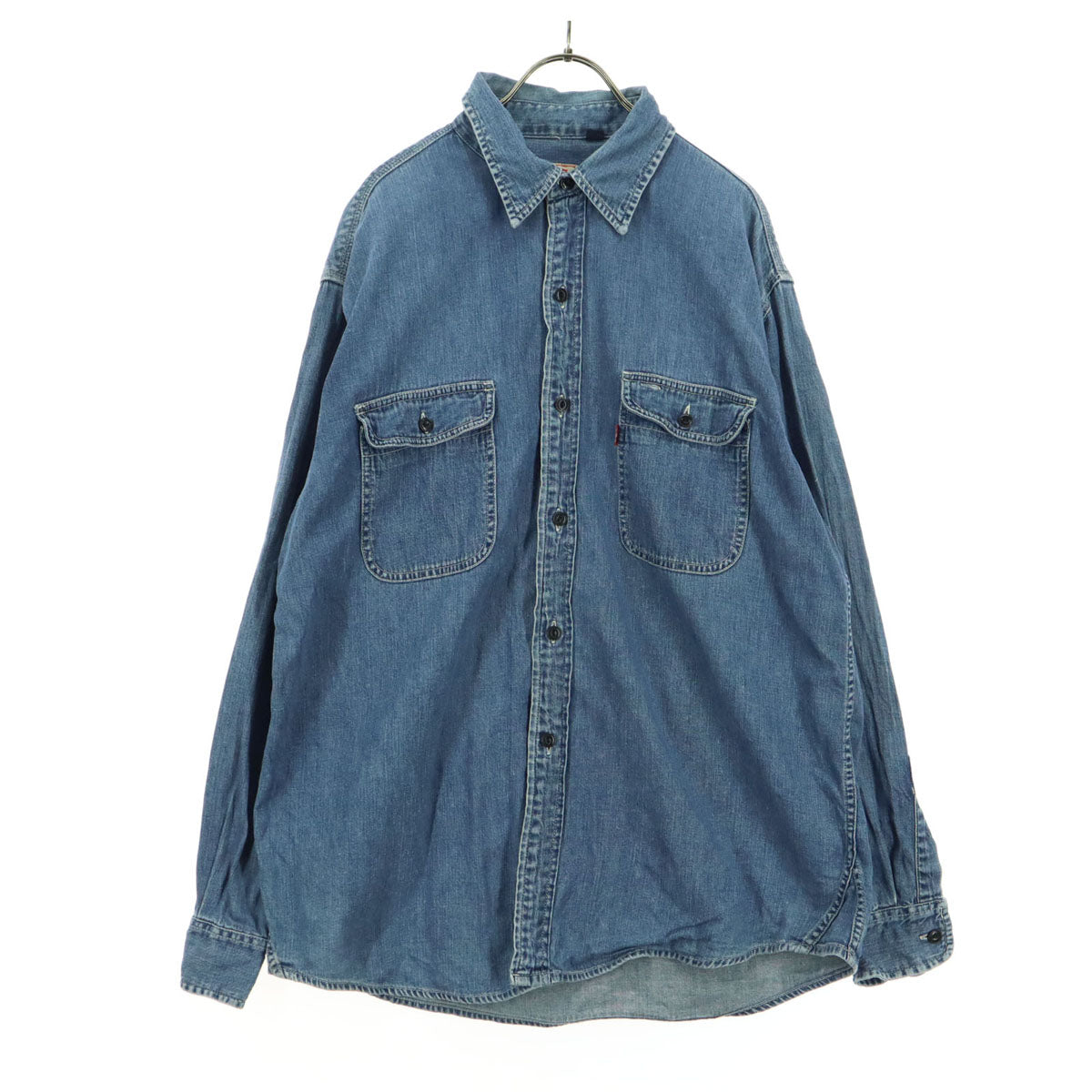 Levi's リーバイス 90s オールド 長袖 ダンガリー デニムシャツ L ブルー メンズ