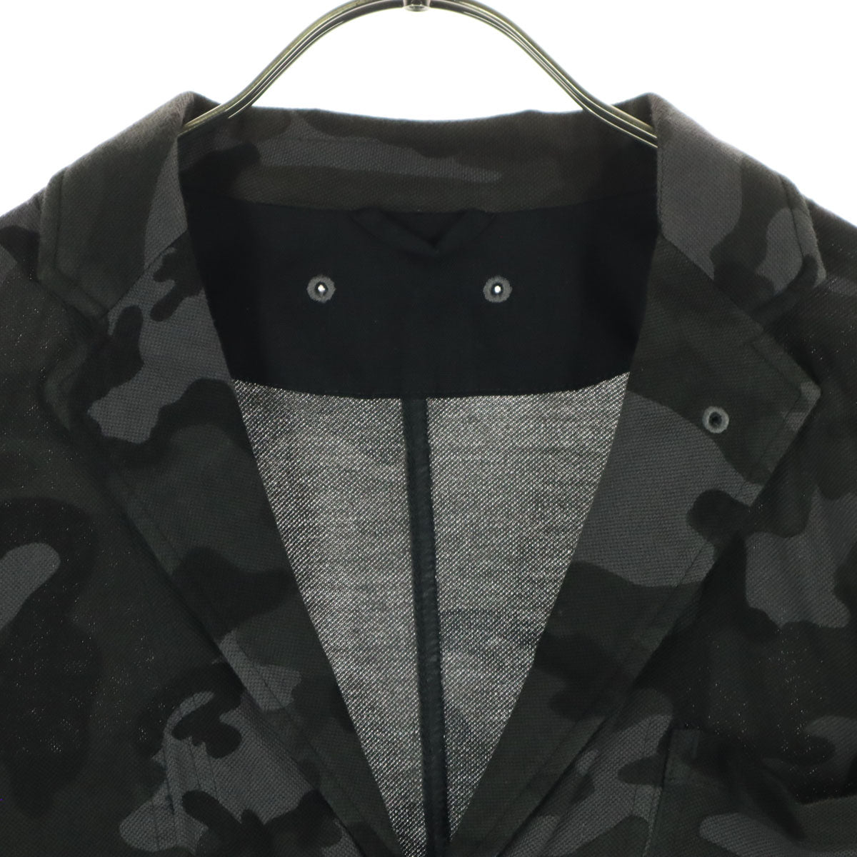 美品 SOPHNET. ソフネット 迷彩柄 長袖 テーラードジャケット M ダークグレー メンズ
